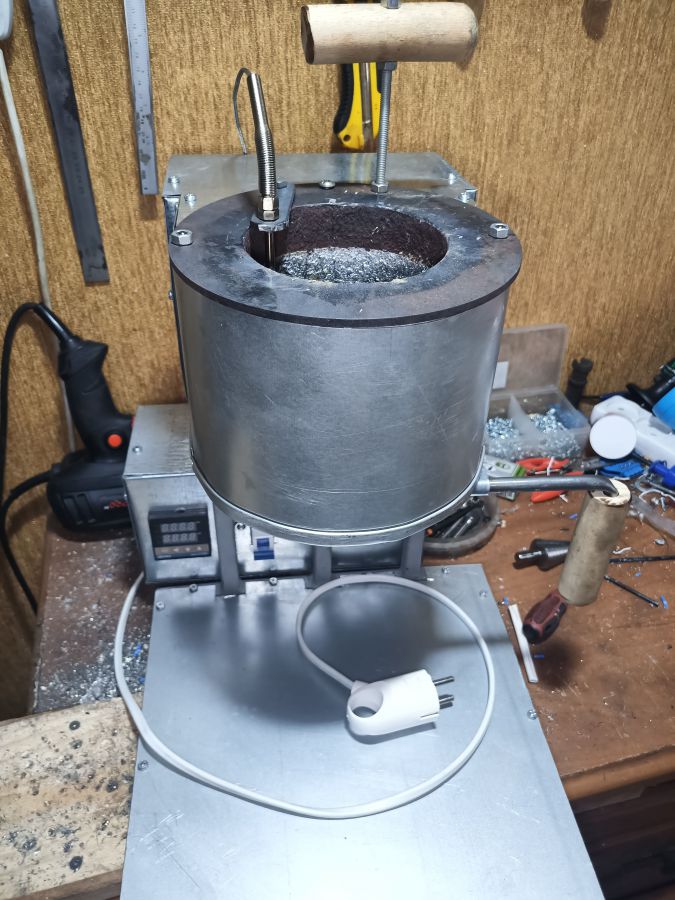 Тигель для плавки свинца 10 кг с Pid регулятором