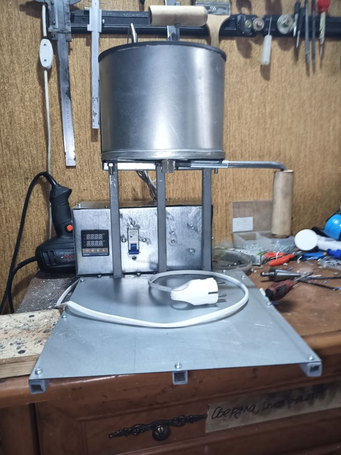 Тигель для плавки свинца 10 кг с Pid регулятором